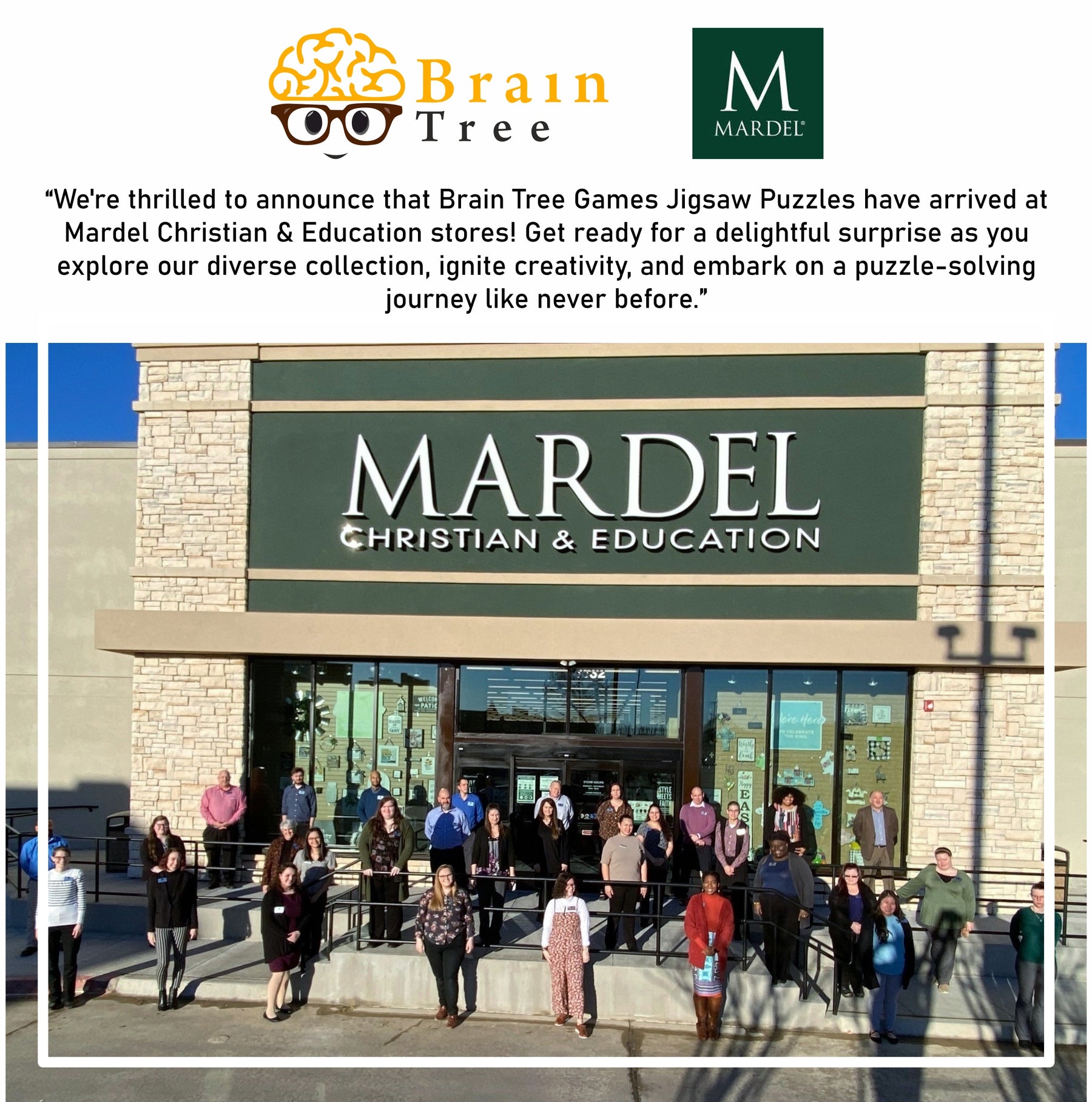 "Elevate Your Puzzle Experience: Brain Tree Games Now at Mardel Christian & Education Stores"