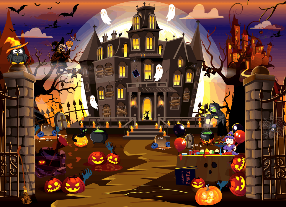 Halloween House Jigsaw Puzzles 1000 Piece Brain Tree Games