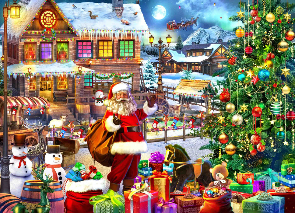 Christmas Eve Jigsaw Puzzles 1000 Piece Brain Tree Games