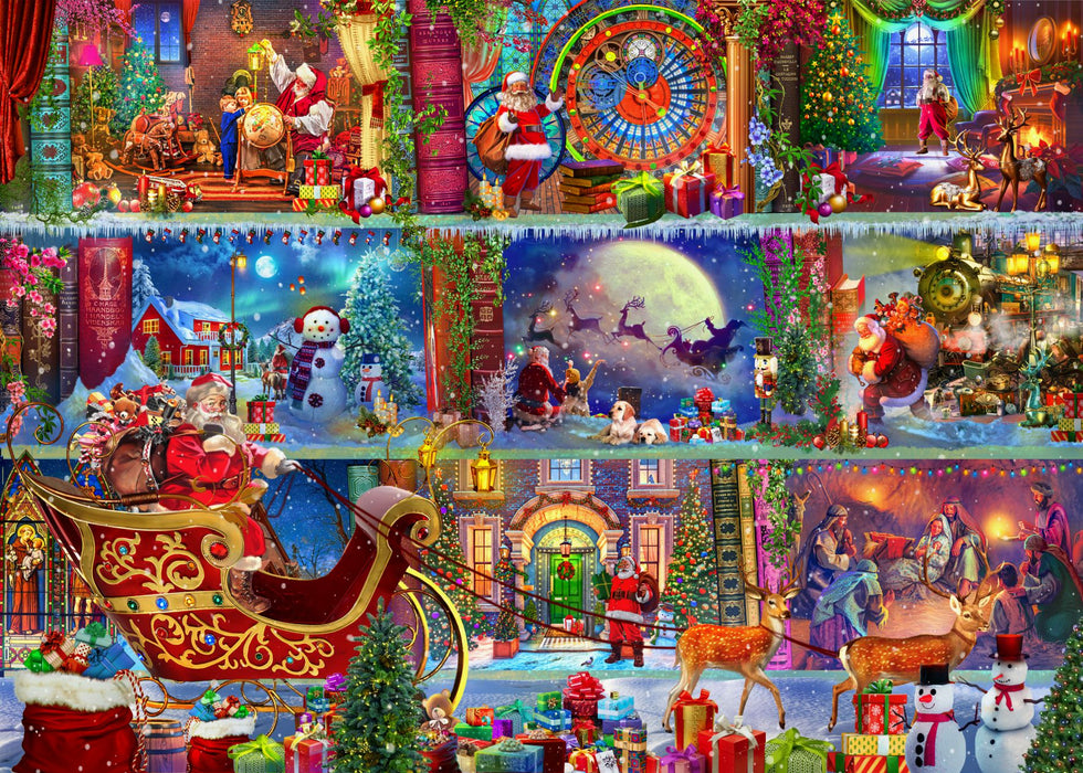 Santa's Gift Jigsaw Puzzles 1000 Piece BrainTreeGames