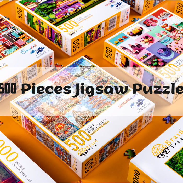 Best 500 piece jigsaw puzzles from Brain Tree Games