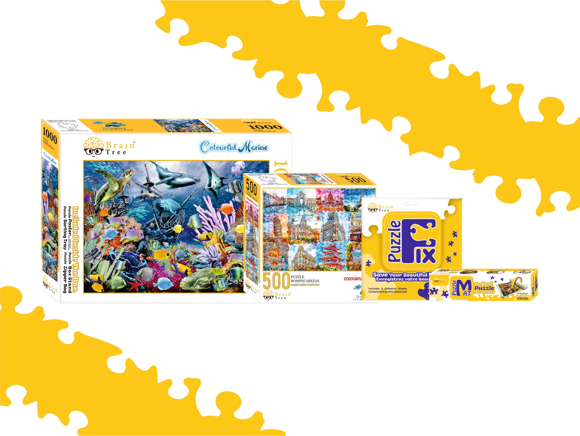 Jigsaw Puzzle Brand comparison Brain Tree Games