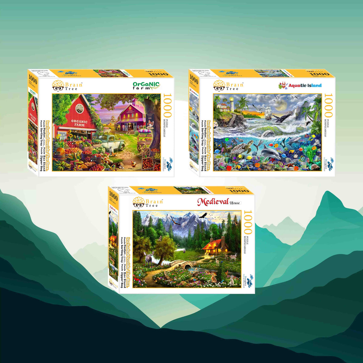 Buy Landscape Jigsaw Puzzles for Adults Brain Tree Games