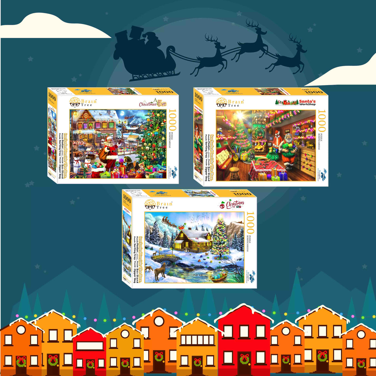 Buy Christmas Puzzles, Best Christmas Jigsaw Puzzle for Adults