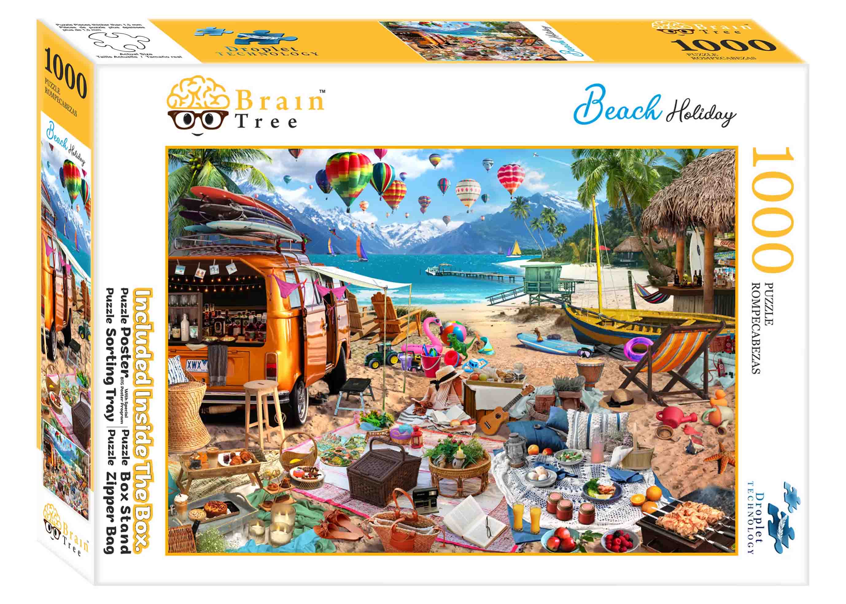 Beach Holiday Jigsaw Puzzles 1000 Piece Brain Tree Games