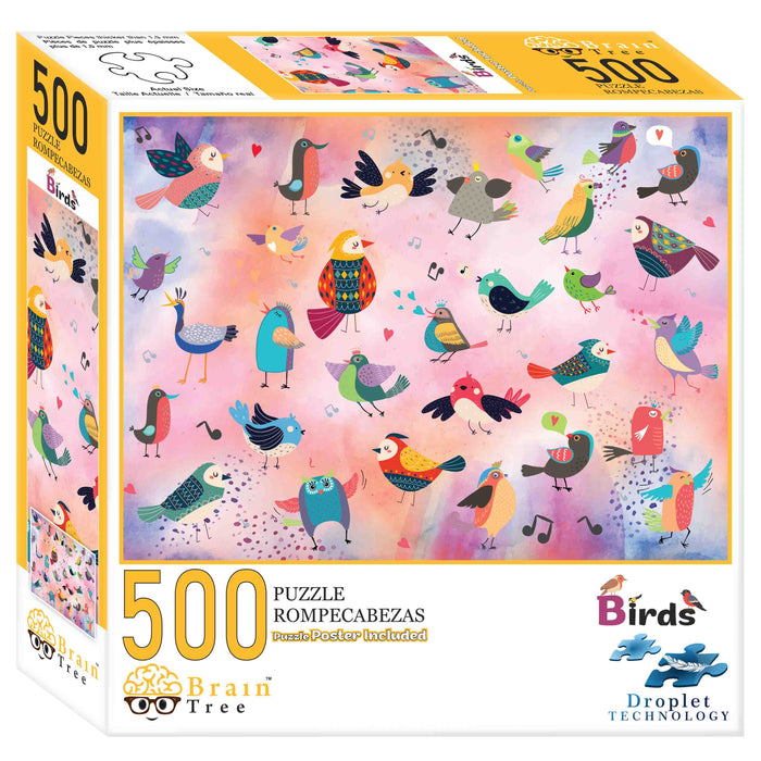 Birds Jigsaw Puzzles 500 Piece Brain Tree Games