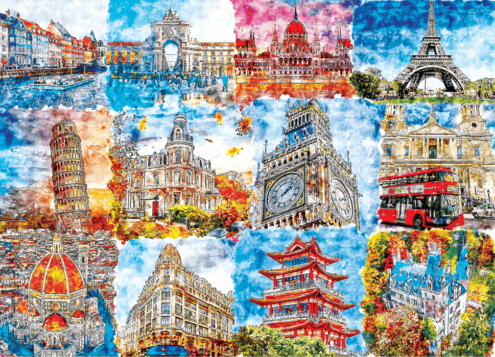 Colorful Puzzle, 1000 Pieces, Tomax Puzzles
