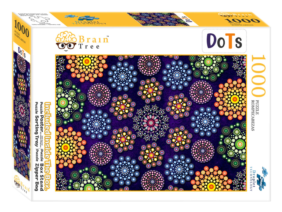 Dot Puzzles 1000 Piece Brain Tree Games