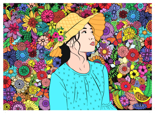 Fancy Girl Jigsaw Puzzles 1000 Piece Brain Tree Games