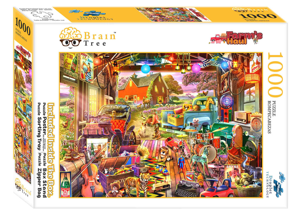 Farm's Haul Jigsaw Puzzles 1000 Piece BrainTreeGames