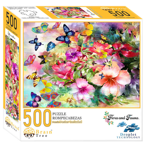 Flora and fauna 500 Pieces Jigsaw Puzzles Brain Tree Games