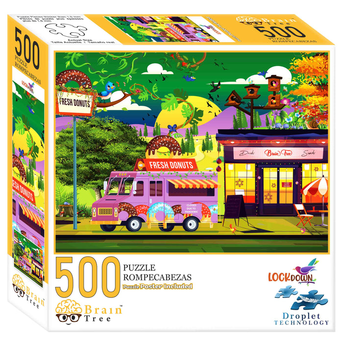 Lockdown 500 Pieces Jigsaw Puzzles Brain Tree Games