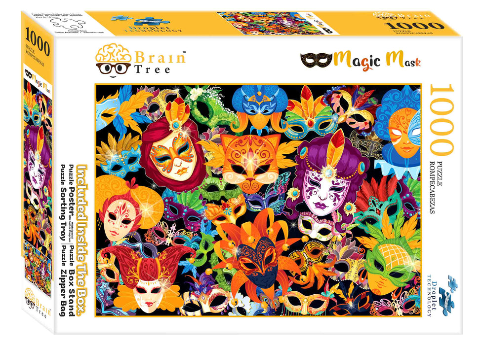 Magic Mask Jigsaw Puzzles 1000 Piece Brain Tree Games