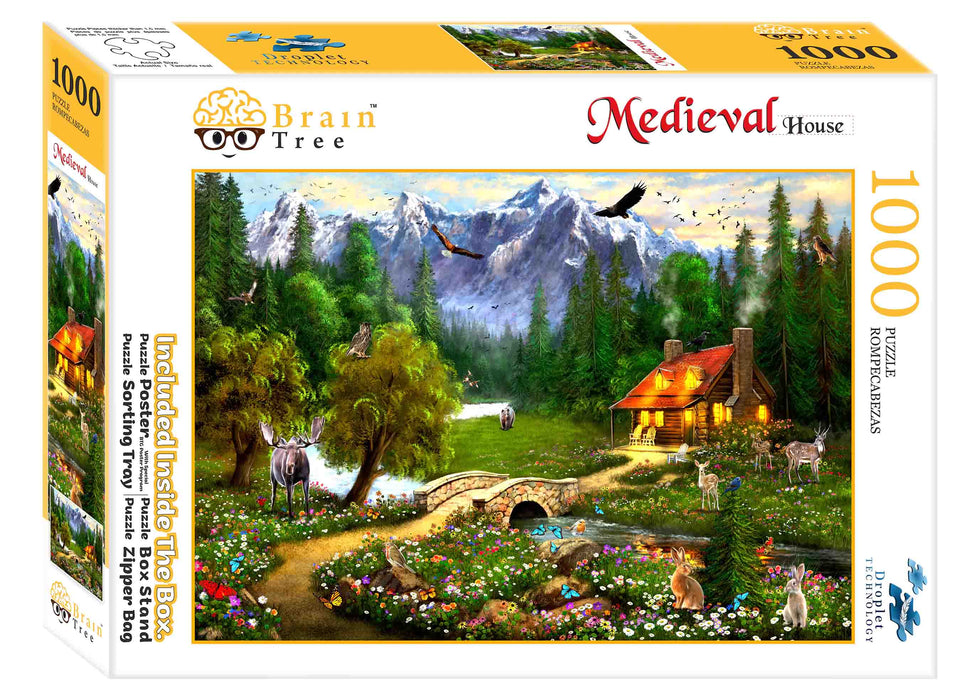 Medieval House Jigsaw Puzzles 1000 Piece Brain Tree Games