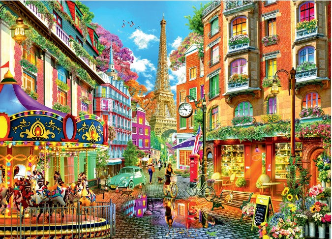 Paris Eiffel Jigsaw Puzzles 1000 Piece BrainTreeGames