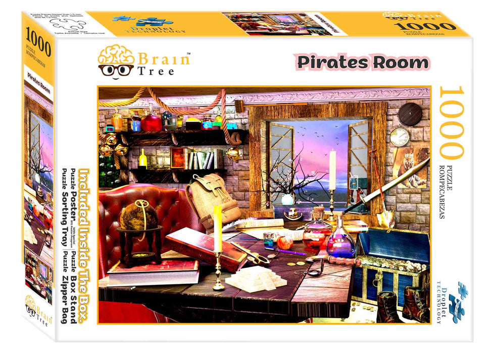 Pirates Room Jigsaw Puzzles 1000 Piece Brain Tree Games