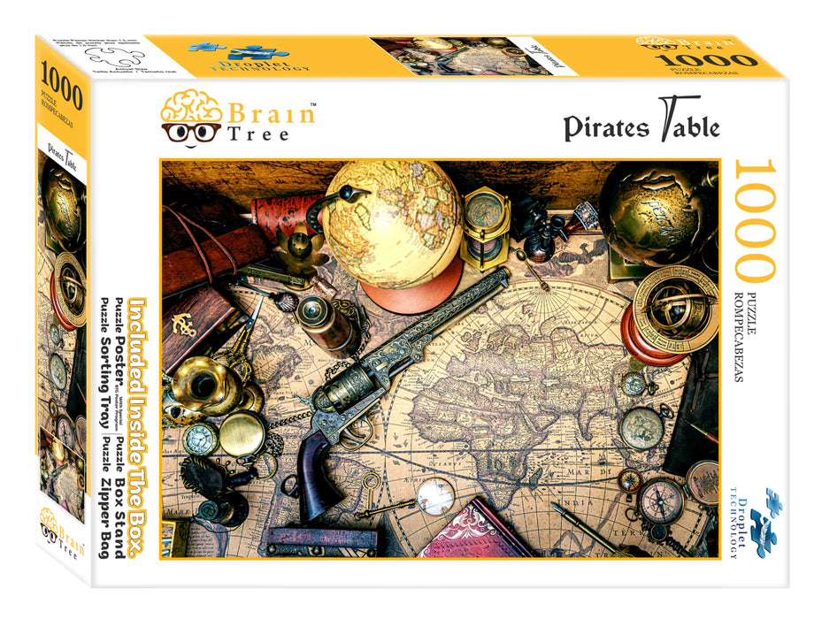 Buy Pirates Table Jigsaw Puzzles with 1000 Pieces