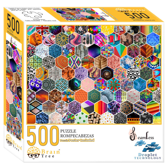 Seamless 500 Pieces Jigsaw Puzzles Brain Tree Games