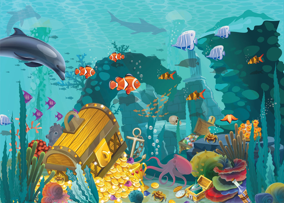 Underwater Treasure Jigsaw Puzzles 1000 Piece Brain Tree Games