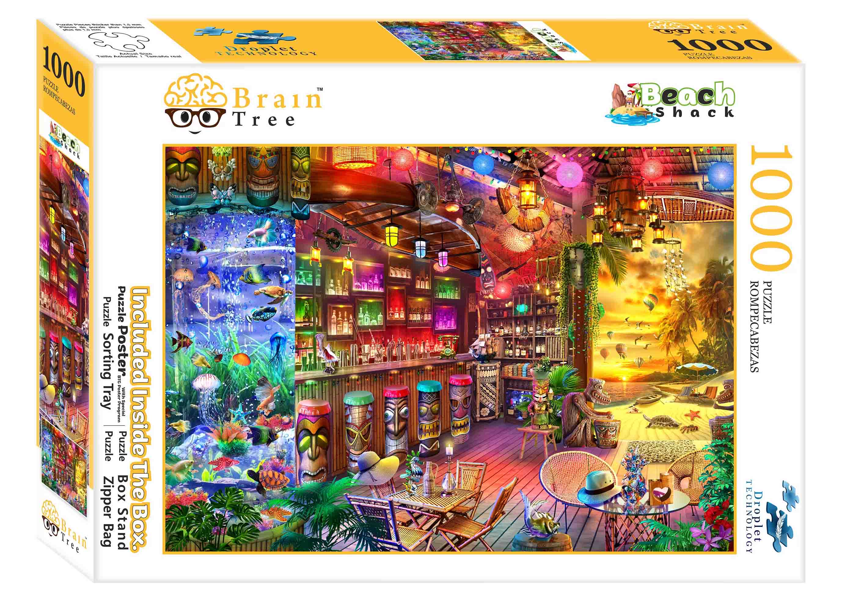 Beach Shack Puzzles 1000 Piece Brain Tree Games