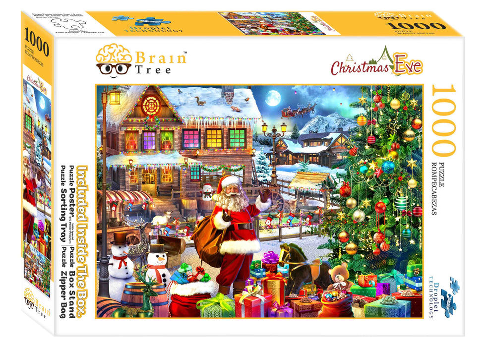 Christmas Eve Jigsaw Puzzles 1000 Piece Brain Tree Games