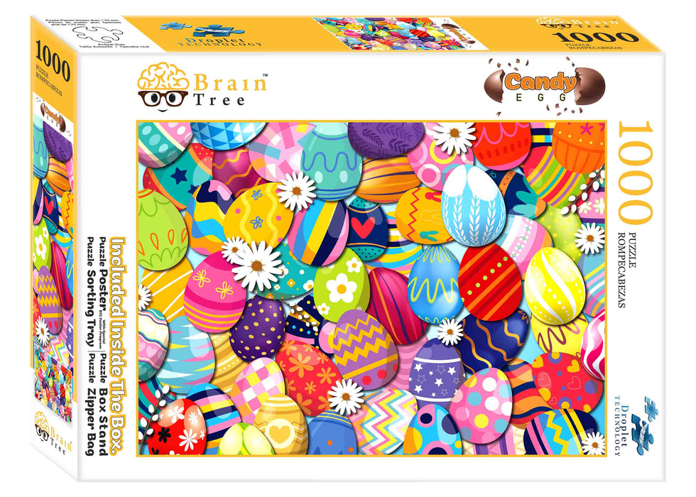 Candy Egg Jigsaw Puzzles 1000 Piece Brain Tree Games