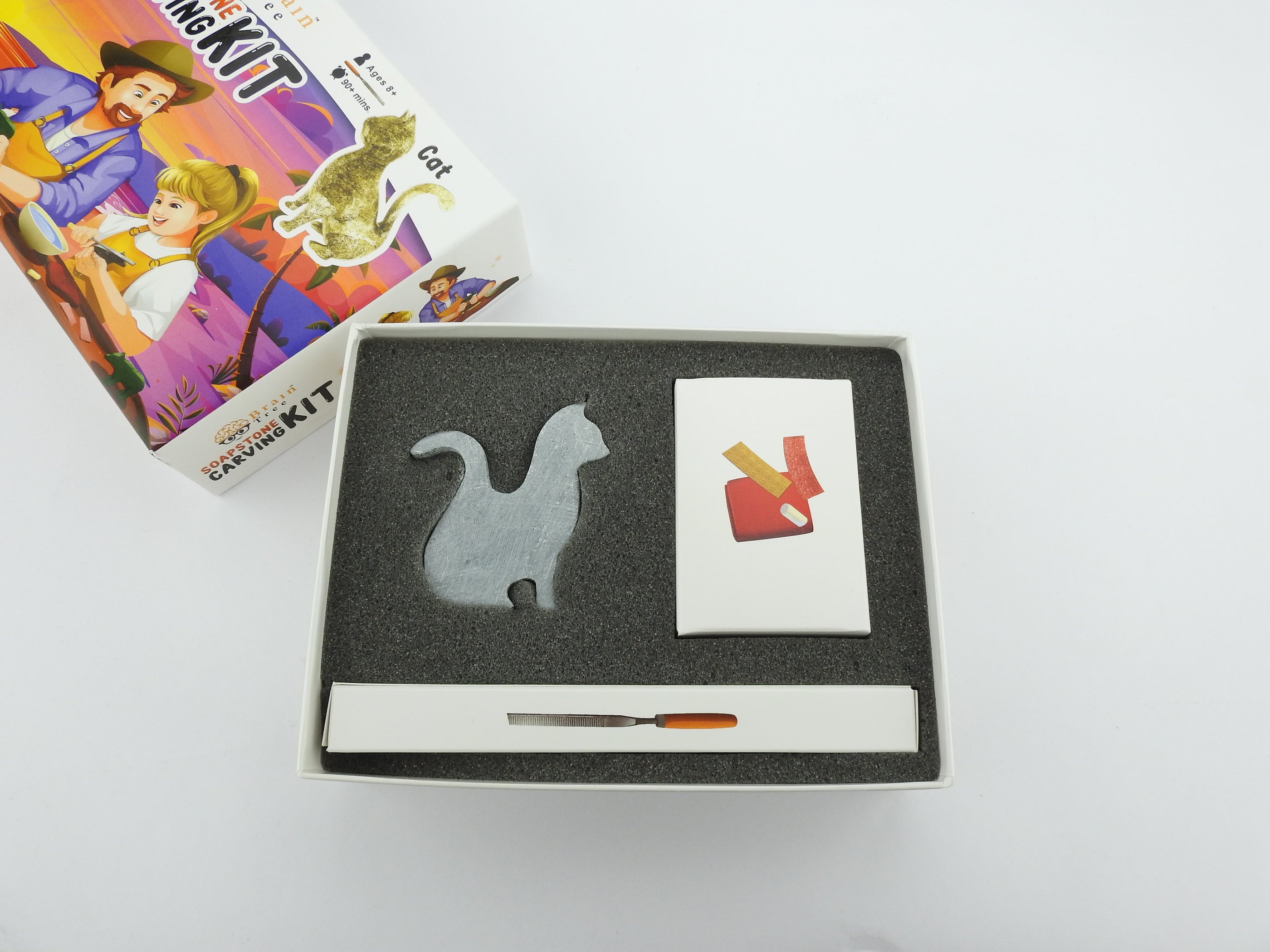 Unleash Your Creativity with Our Safe and Fun Cat Soapstone Carving Kit