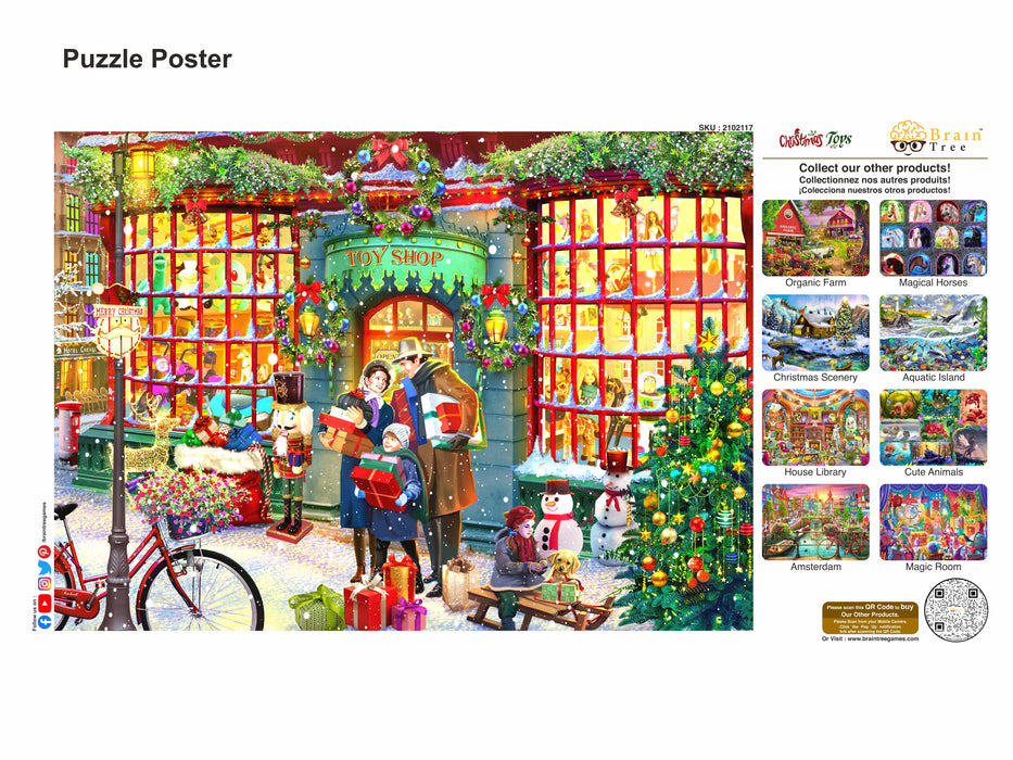 Christmas Toys Jigsaw Puzzles 1000 Piece BrainTreeGames