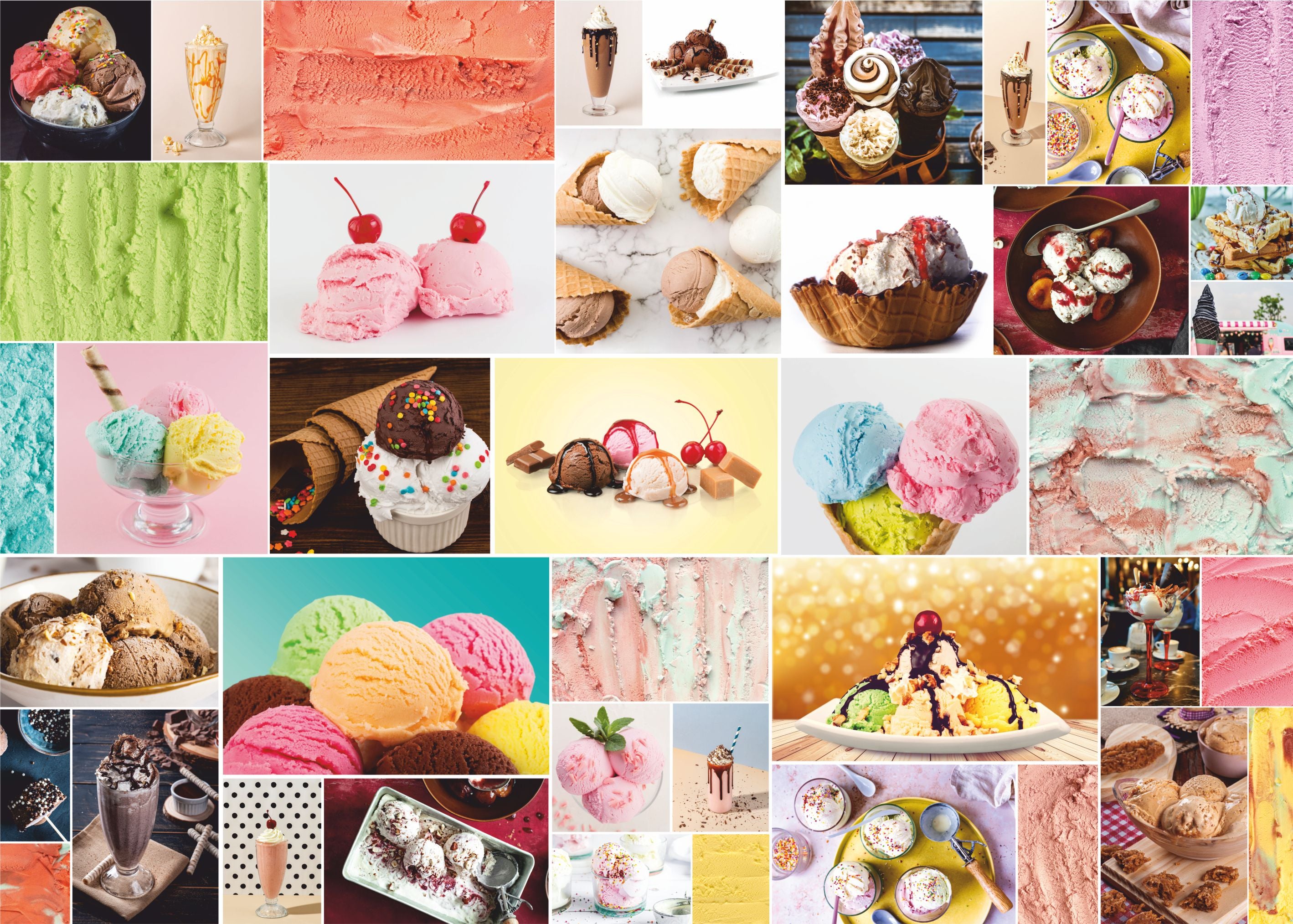 1000 Pieces Cool Ice Cream Jigsaw Puzzles, Buy Cool Ice Cream