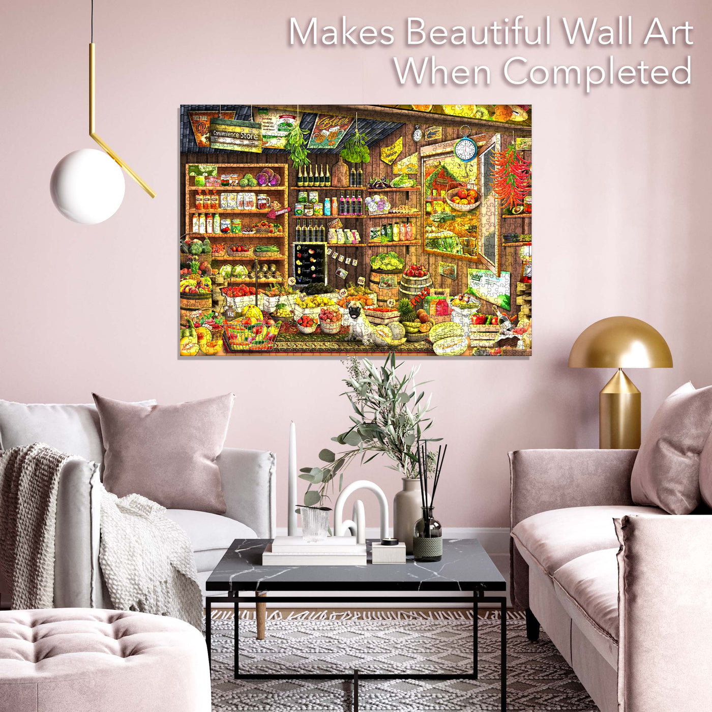 Gibsons 1000 Piece Jigsaw Puzzle - '1000 Surprises In Store' Festive Department Store Scene, For Adults & Kids 12+