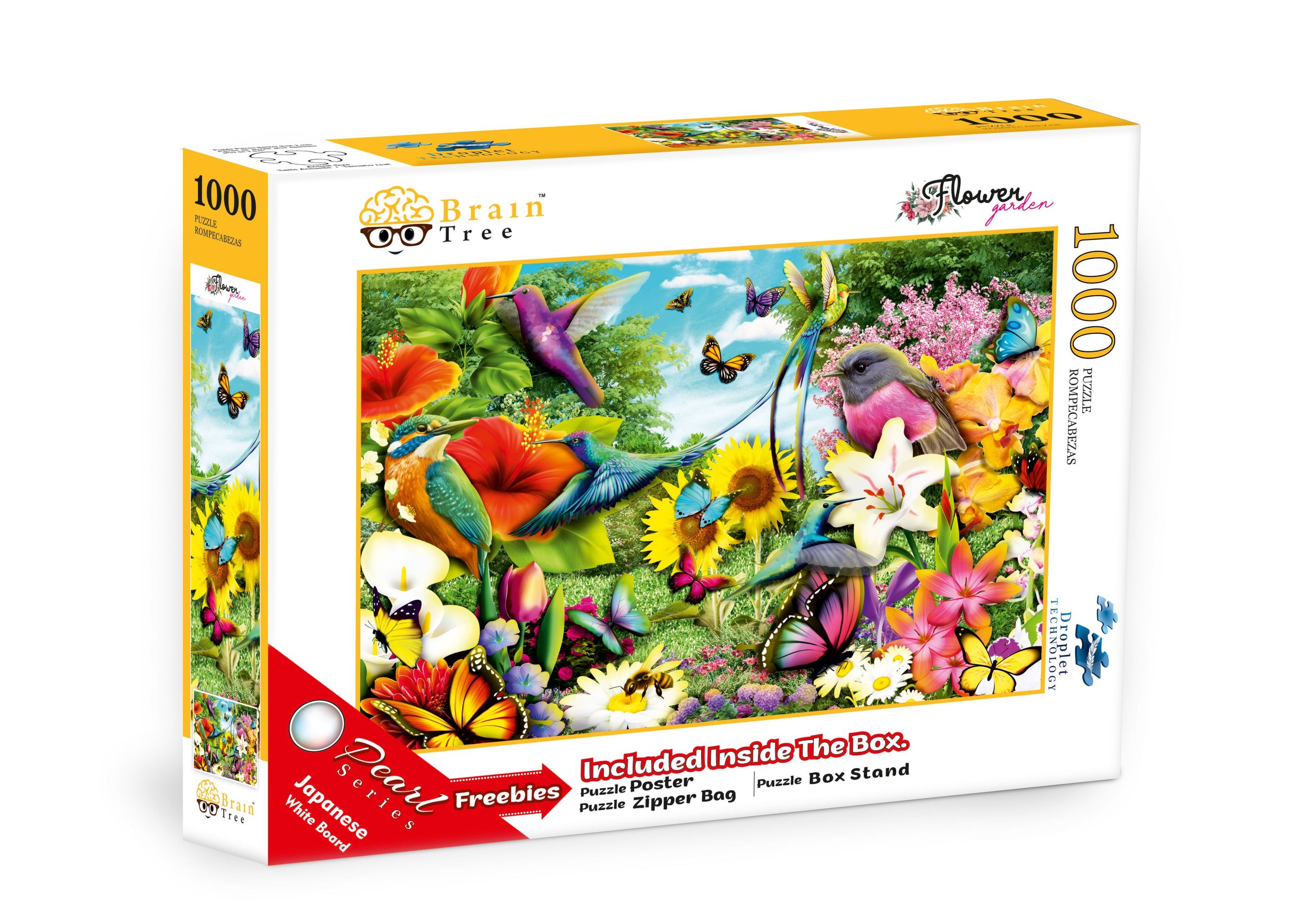 Flower Garden Jigsaw Puzzles 1000 Piece, Puzzle For Adults