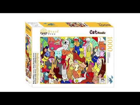Cat doodle Jigsaw Puzzles 1000 Piece