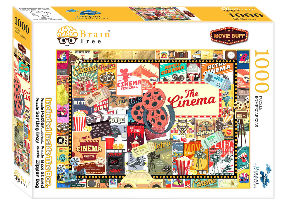 Movie Buff Jigsaw Puzzles 1000 Piece Brain Tree Games