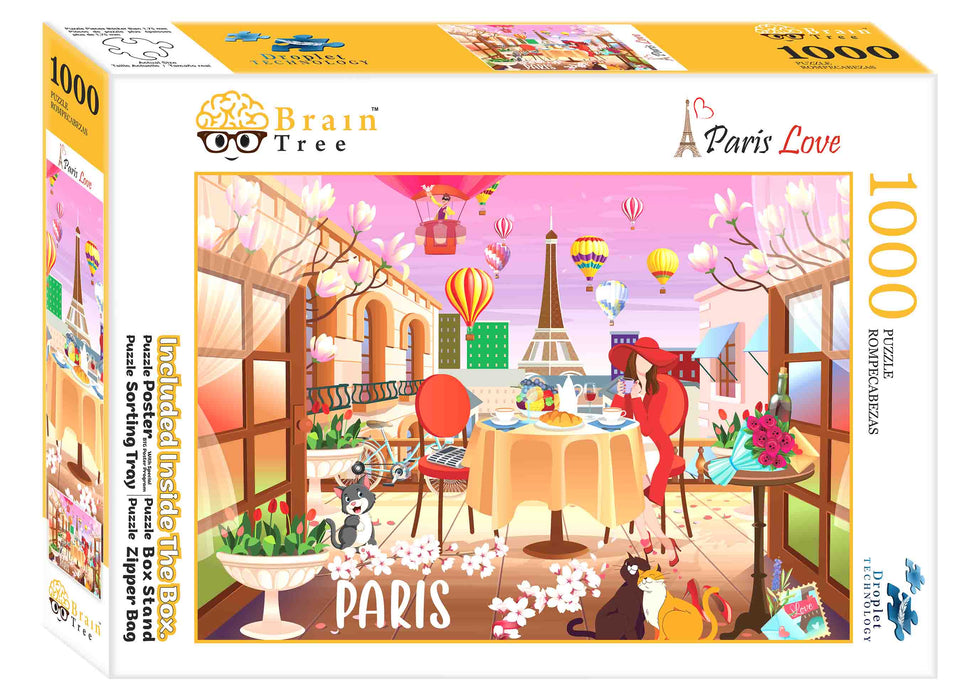 Paris Love Jigsaw Puzzles 1000 Piece Brain Tree Games