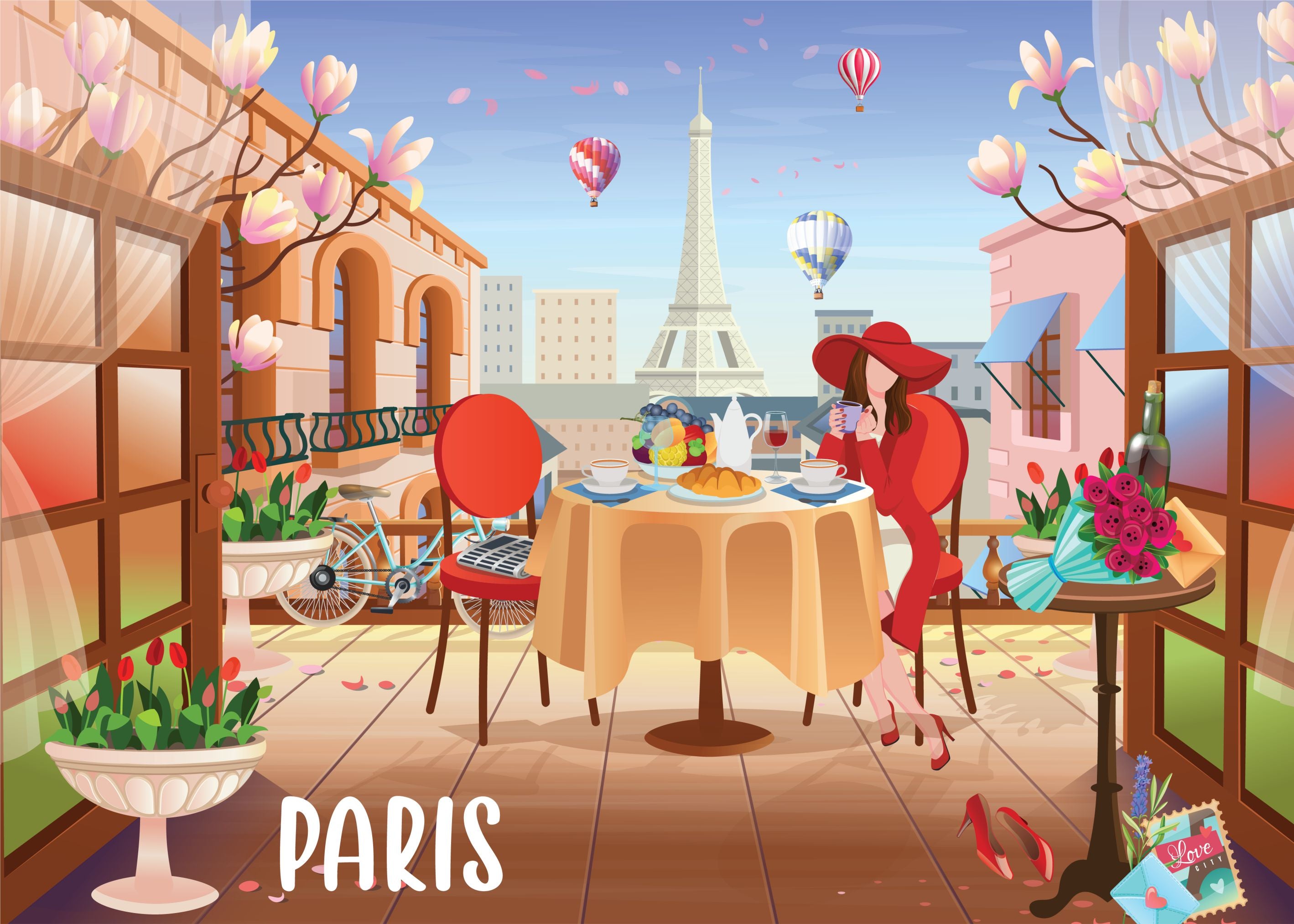 1000 Pieces Paris Love Jigsaw Puzzles, Buy Paris Love Puzzle