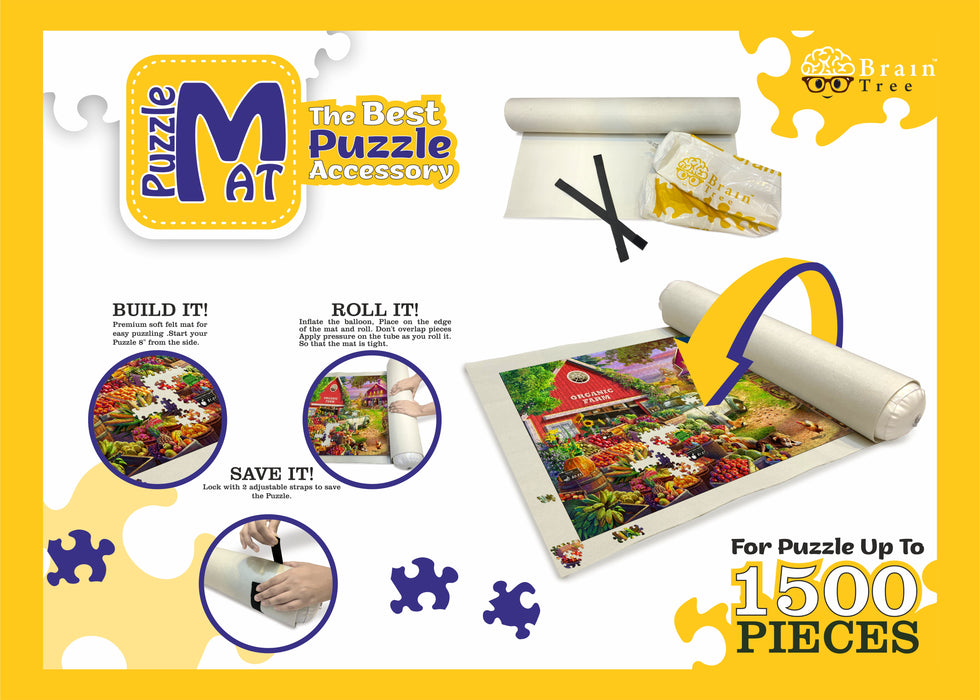 Buy Puzzle Mat, Shop for Best Jigsaw Puzzles Mat in US- BrainTreeGames