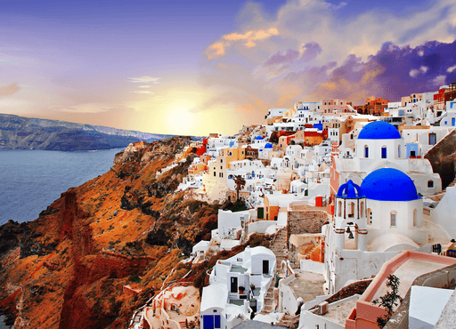 Santorini Jigsaw Puzzles 1000 Piece Brain Tree Games