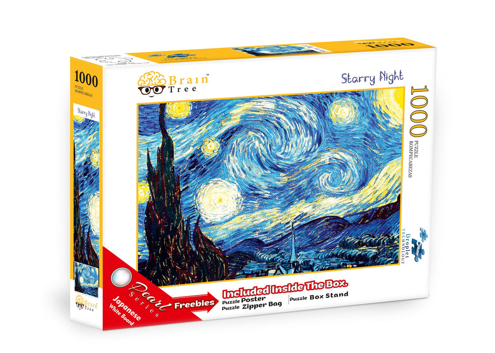 1000-piece Vincent Van Gogh Starry Night Over The Rhone Jigsaw Puzzle | Rest In Pieces 1000-piece Vincent Van Gogh Starry Night Over The Rhone Jigsaw Puzzle | Rest In Pieces
